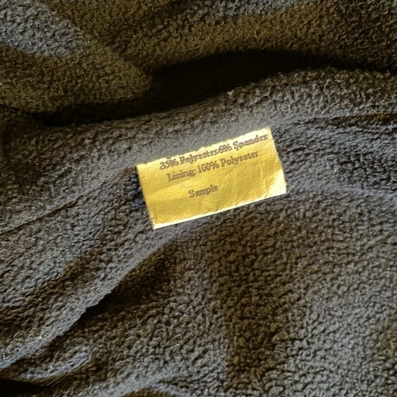 Vintage Sample Krakerz long cowl neck fleecy lined  M multi zip brown coat - Picture 7 of 10